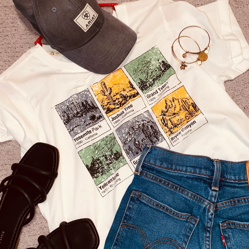 State Park Cropped Tee